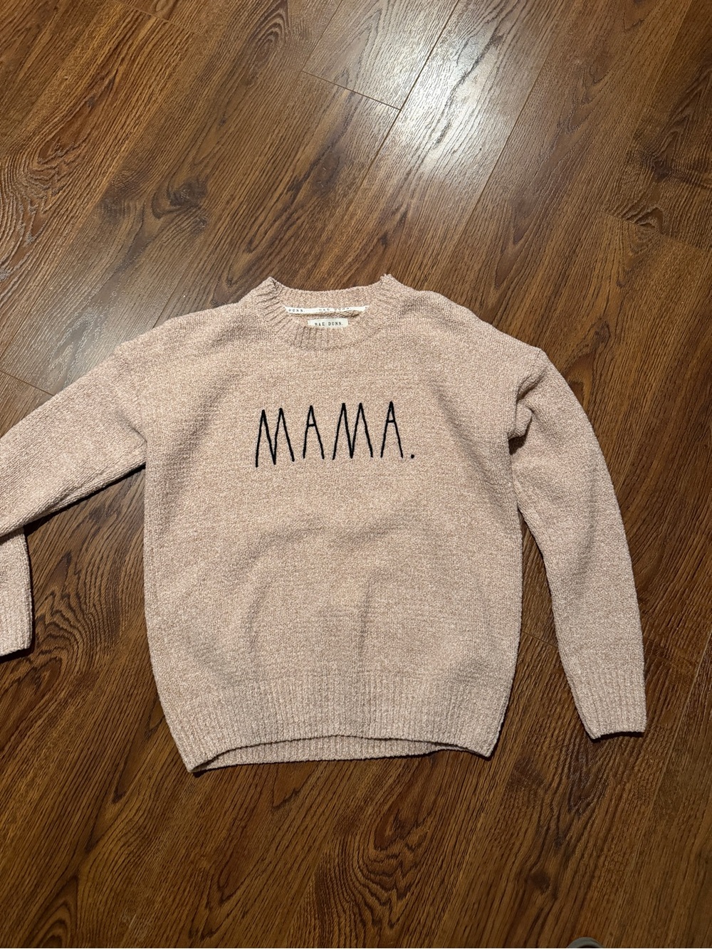 Rae Dunn Tan “MAMA." Crewneck Sweater